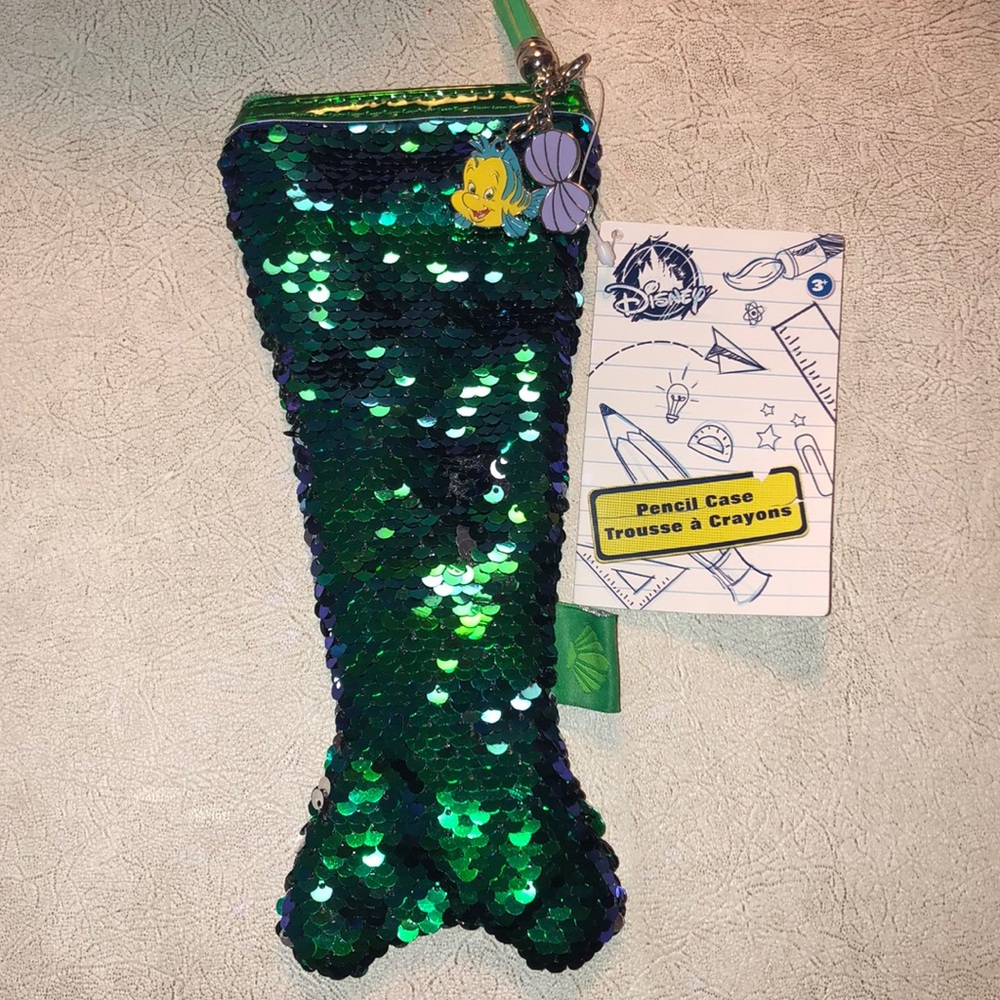 Disney Little Mermaid tail pencil case new - Picture 2 of 4
